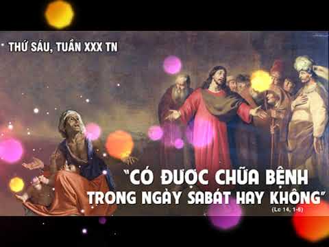 Thứ Sáu Tuần XXX Mùa Thường Niên Năm chẵn